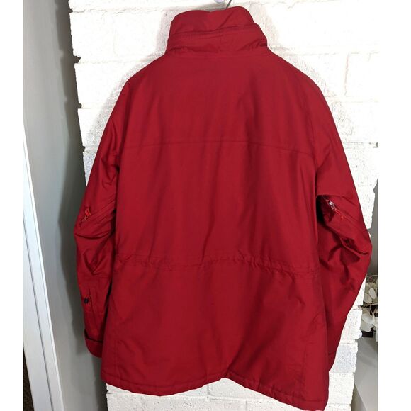 Nike Fit Storm ACG Red Puffer Jacket Cold Weather Size Large 12/14 Olympics NBC - Picture 2 of 12